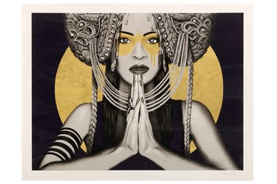 Lot 58 - Fin DAC x Kevon Ledo  'Sun Goddess 2' 2018 11...