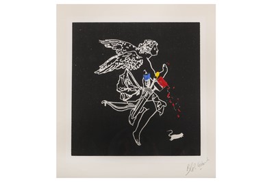 Lot 113 - Blek Le Rat (French, b.1951) 'Out Of Weapons'...