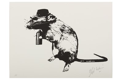 Lot 24 - Blek Le Rat (French, b.1951) 'The Street...