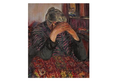 Lot 239 - ALVARO GUEVARA (FRENCH 1894-1951) Dozing Oil...