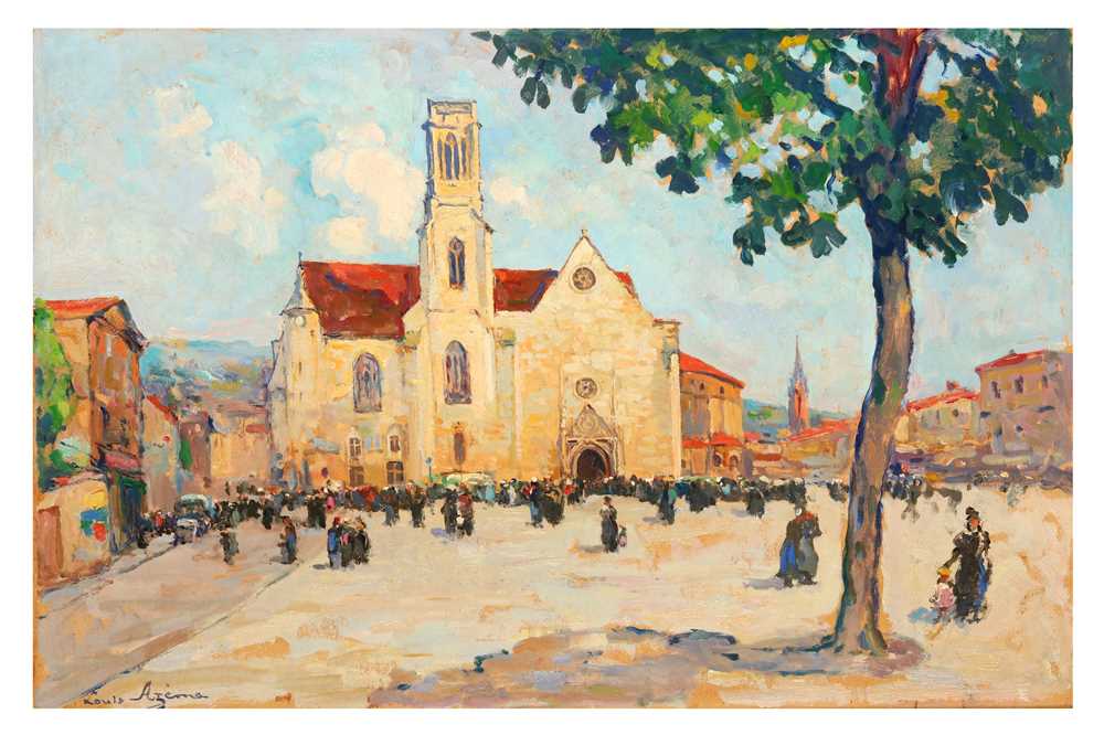 Lot 220 - LOUIS AZEMA (FRENCH 1876–1963) Place de la...