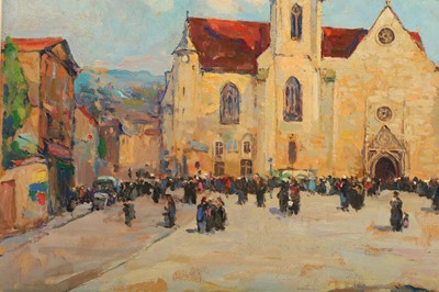 Lot 220 - LOUIS AZEMA (FRENCH 1876–1963) Place de la...