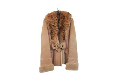 Lot 18 - Roberto Cavalli Pink Shearling Jacket, dyed...