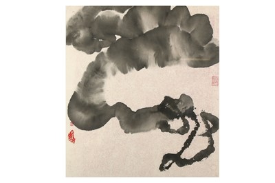 Lot 99 - QIU DESHU (1948 –). Cloud and Ghost. mixed...
