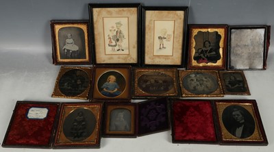 Lot 168 - A good collection of Victorian photographic...