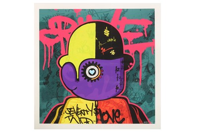 Lot 27 - AME72 (b.1972) 'Clockwork' Hand embellished...