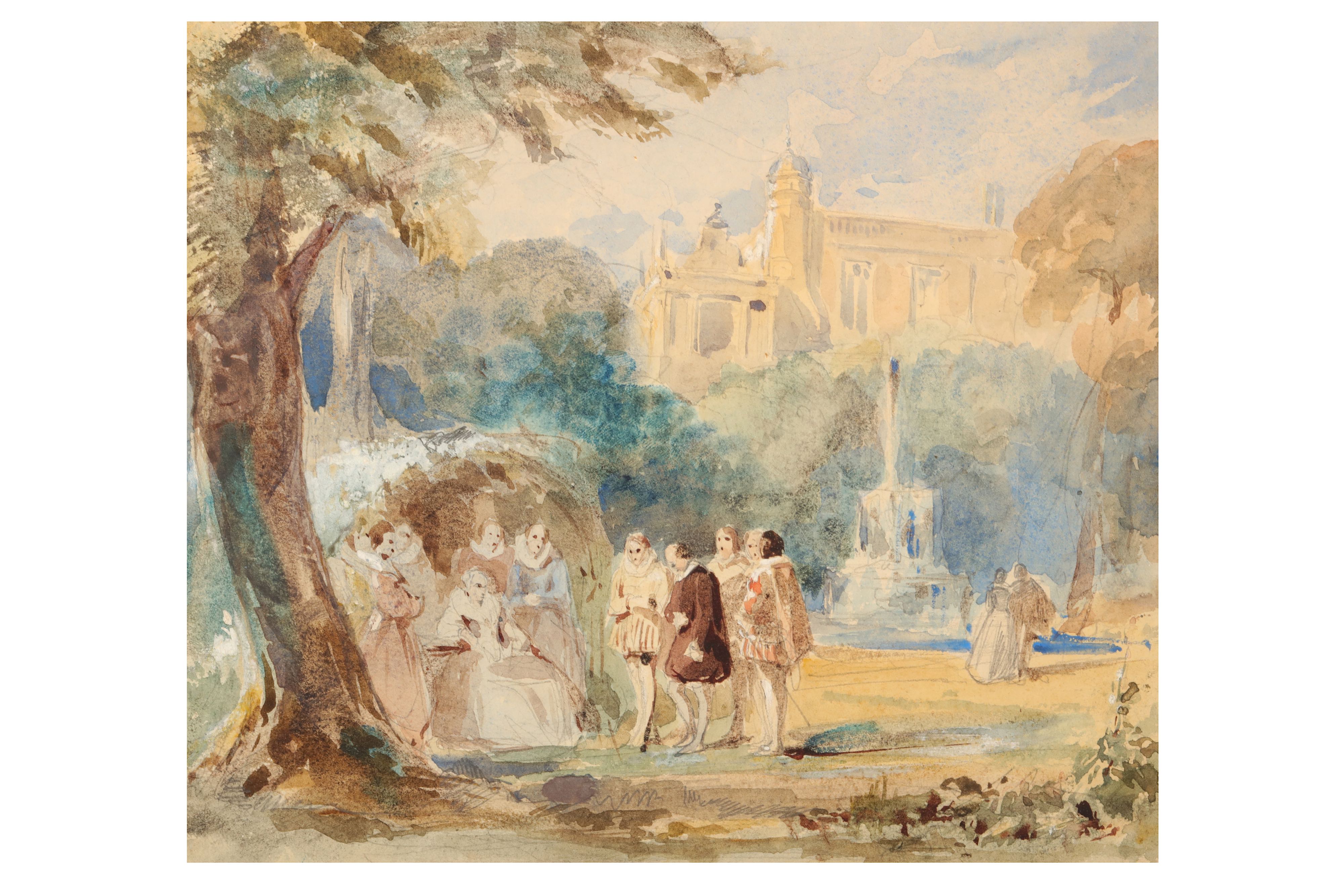 Lot 87 - JOHN ABSOLON (BRITISH 1815–1895) Shakespeare