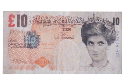 Lot 31 - Banksy (British, b.1974) 'Di-Faced Tenner'...