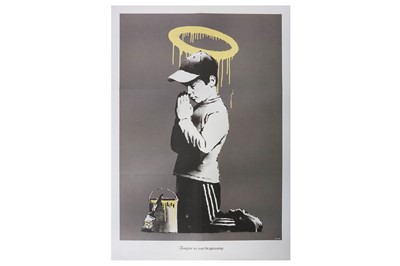 Lot 138 - Banksy (British, b.1974) 'Forgive Us Our...