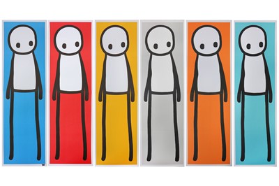 Lot 131 - STIK (British, b.1979) 'Set Of 6 Book Posters'...