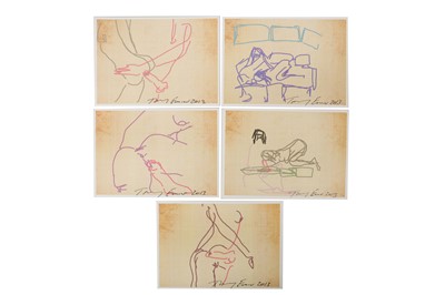 Lot 200 - Tracey Emin (British) 'iPad Series of 5 Erotic...