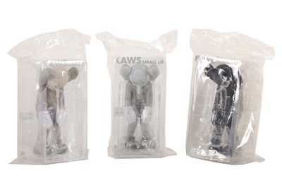 Lot 123 - KAWS (American, b.1974) 'Small Lies' Set of 3:...