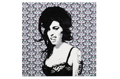 Lot 52 - SWILFA (British) 'Amy Winehouse' Broken vinyl...