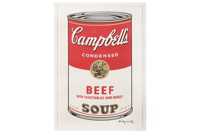 Lot 357 - Andy Warhol (American, b.1923) 'Campbell’s Soup - Beef'