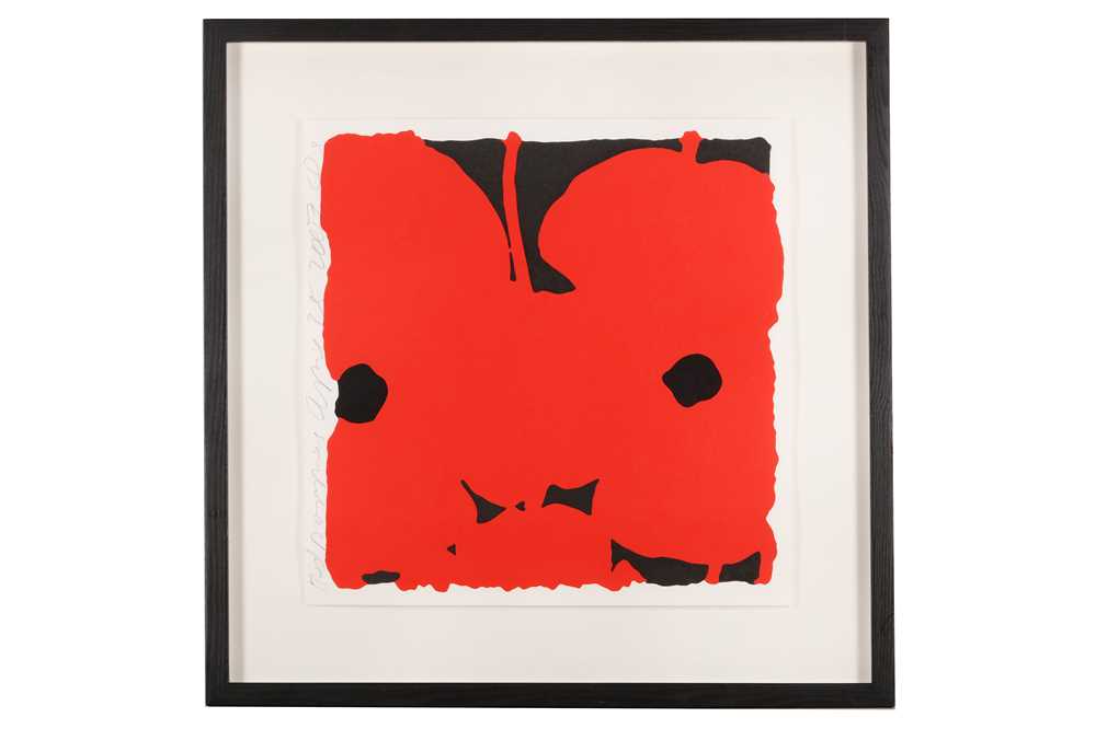 Lot 198 - Donald Sultan (American, b.1951) 'Red Poppies'...