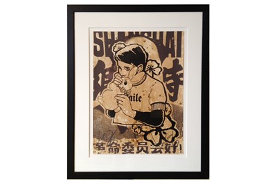 Lot 118 - Faile (Collective) 'Bunny Boy (Brown)' 2006...