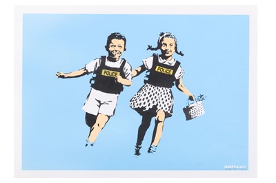 Lot 17 - Banksy (British) 'Jack & Jill (Police Kids)'...