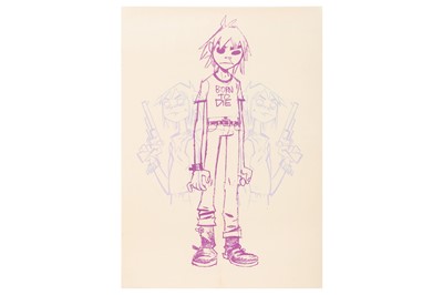 Lot 211 - Jamie Hewlett (British, b.1968) '2D Gorillaz'...