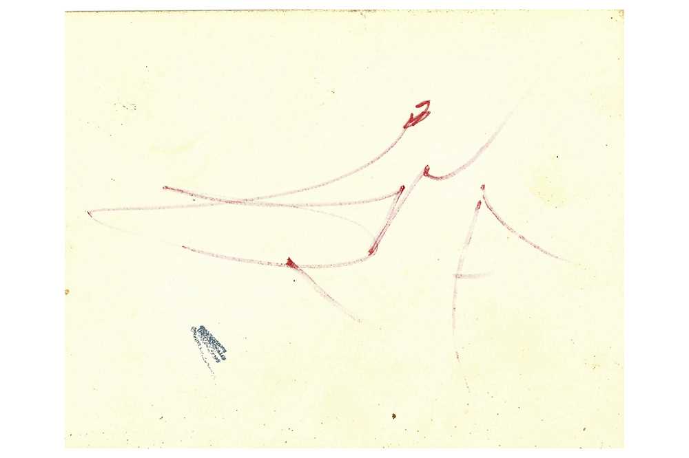 Lot 7 - Dali (Salvador) Red ink signature by the...