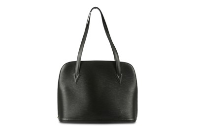 Lot 673 - Louis Vuitton Black Epi Lussac Tote, c. 1998,...