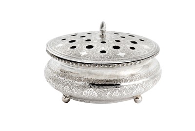 Lot 572a - An Iranian Silver incense burner, Iran, early...