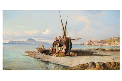 Lot 295 - GIUSEPPE CARELLI (ITALIAN 1858-1921) Naples;...