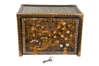 Lot 1017 - A NAMBAN CABINET. Late 16th Century. Of...