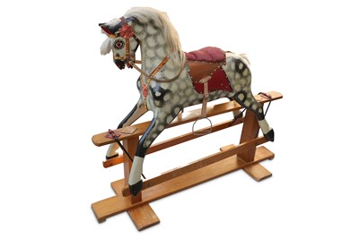 Lot 362 - A 20th Century dappled child's painted wood...