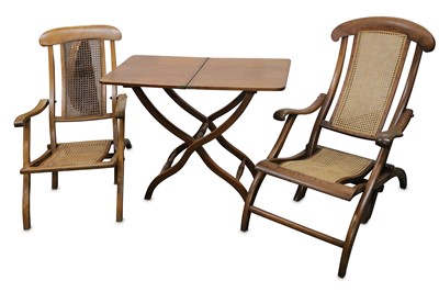 Lot 322 - A Victorian mahogany folding coaching table,...