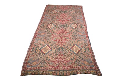 Lot 484a - An Indian Jamawar shawl, decorated in the...