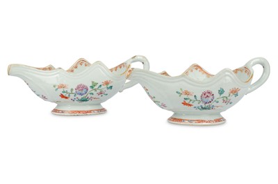 Lot 502 - A PAIR OF CHINESE FAMILLE ROSE ‘DOUBLE...