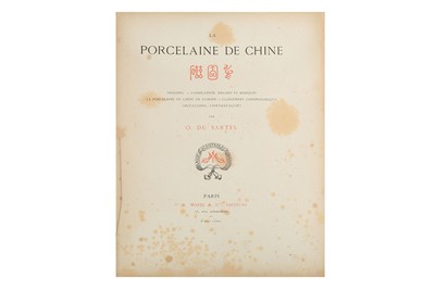 Lot 298 - PORCELAINE DE CHINE.  1881. Paris, Morel et...