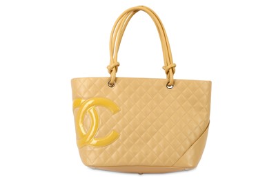 Lot 530 - Chanel Beige Cambon Ligne Shopper Tote, c....