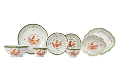 Lot 570 - A CHINESE PART TEA SERVICE. Qing Dynasty,...