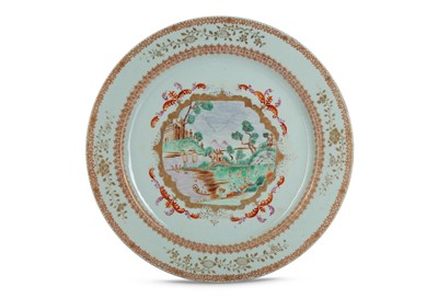 Lot 397 - A LARGE CHINESE FAMILLE ROSE 'EUROPEAN...
