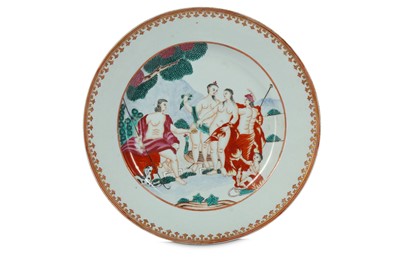 Lot 374 - A CHINESE FAMILLE ROSE 'JUDGMENT OF PARIS'...