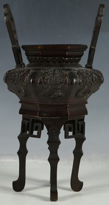 Lot 82 - A late 19th Century bronze Koro with...