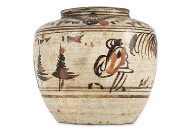 Lot 953 - A CHINESE CIZHOU JAR. Song Dynasty, or later....