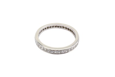 Lot 23 - A diamond eternity ring, Set with a continuous...