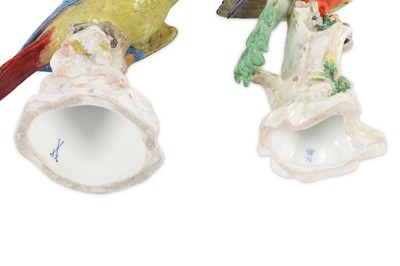 Lot 167 - A Meissen model of a parrot, circa 1870,...