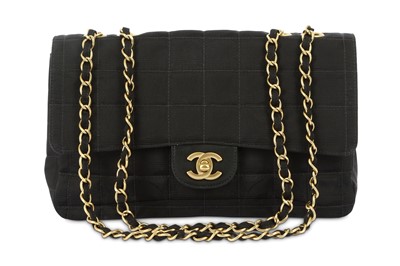 Lot 626 - Chanel Black Travel Line Flap Bag, c. 2002-03,...