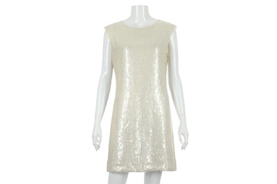 Lot 563 - Chanel White Sequin Dress, Spring 2007,...