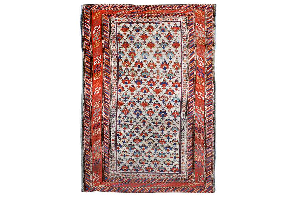Lot 20 - AN ANTIQUE KUBA RUG, EAST CAUCASUS approx: 5ft....