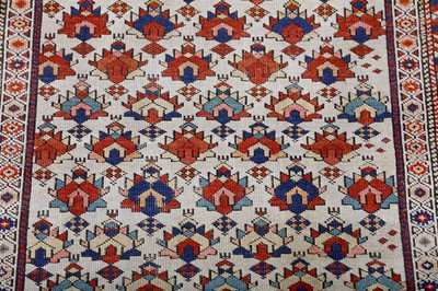 Lot 20 - AN ANTIQUE KUBA RUG, EAST CAUCASUS approx: 5ft....