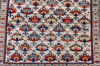 Lot 20 - AN ANTIQUE KUBA RUG, EAST CAUCASUS approx: 5ft....