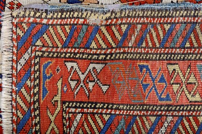 Lot 20 - AN ANTIQUE KUBA RUG, EAST CAUCASUS approx: 5ft....