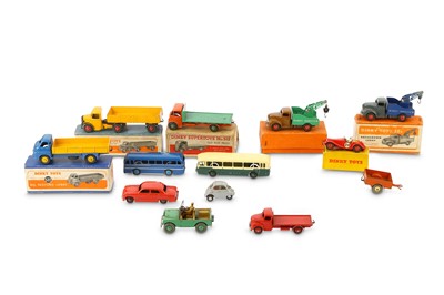 Lot 637 - A collection of Dinky toys, including a boxed...