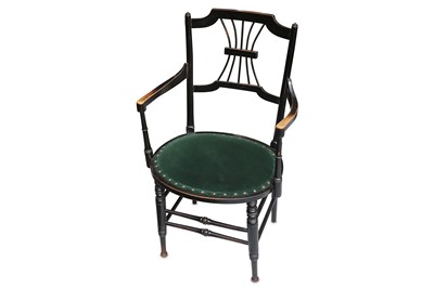 Lot 3 - STYLE OF ROSSETTI: An Armchair, English c....