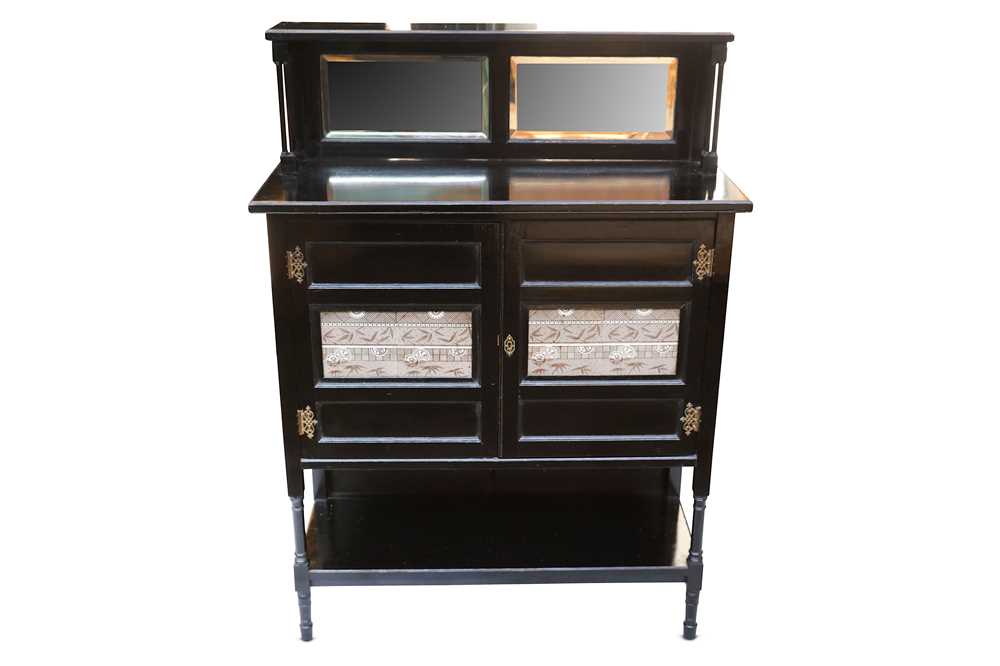 Lot 7 - ENGLISH AESTHETIC MOVEMENT: A Side Cabinet...