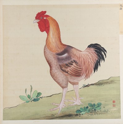 Lot 20 - JIANG TINGXI (1669 – 1732). Cockerels, from...